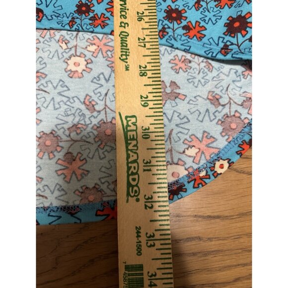 LuLaRoe Irma Top‎ Puzzle Colorful Size XS Hi Low Teacher Travel Loungewear NWT - Picture 4 of 12